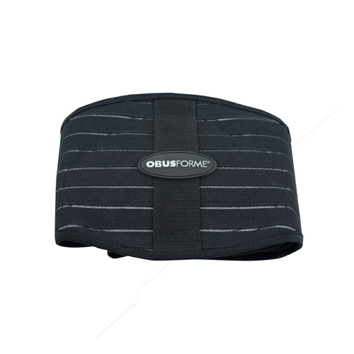 ObusForme Back Belt fits waist circumferences of 37-43