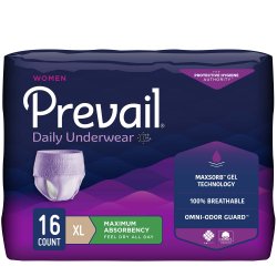 Prevail Women’s Daily Underwear - Heavy Absorbency, Discreet Fit