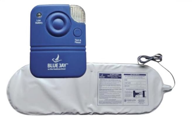 Blue Jay Deluxe Patient Alarm with Bed Sensor Pad – Reliable and Easy-to-Use