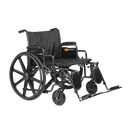 Bariatric HD Wheelchair with Elevating Leg Rest – Available in 26" 28" 30" and 32" Seat Widths