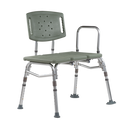 Dynarex Bari+Max Bariatric Tub Transfer Bench – Adjustable Height Heavy-Duty Design for Comfort and Stability