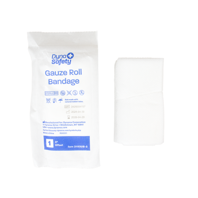 Dynarex DynaSafety Gauze Roll Bandages - Premium Non-Woven Sterile Rolls for Wound Protection