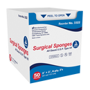 Dynarex Surgical Gauze Sponges Sterile 2's – 2" x 2", 8 Ply, 50/Box