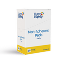 Dynarex Non-Adherent Sterile Pads - Available in 2"x3", 3"x4", 3"x8"
