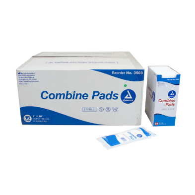 Sterile Combine Pads – High Absorbency for Heavy-Draining Wounds (Multiple Sizes)