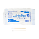Dynarex Cotton Tipped Wood Applicators - Available in Sterile and Non-Sterile (3" and 6")
