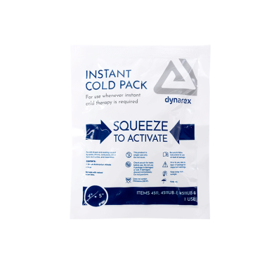 Dynarex DynaSafety Instant Cold Pack - Flexible Disposable for Pain Relief