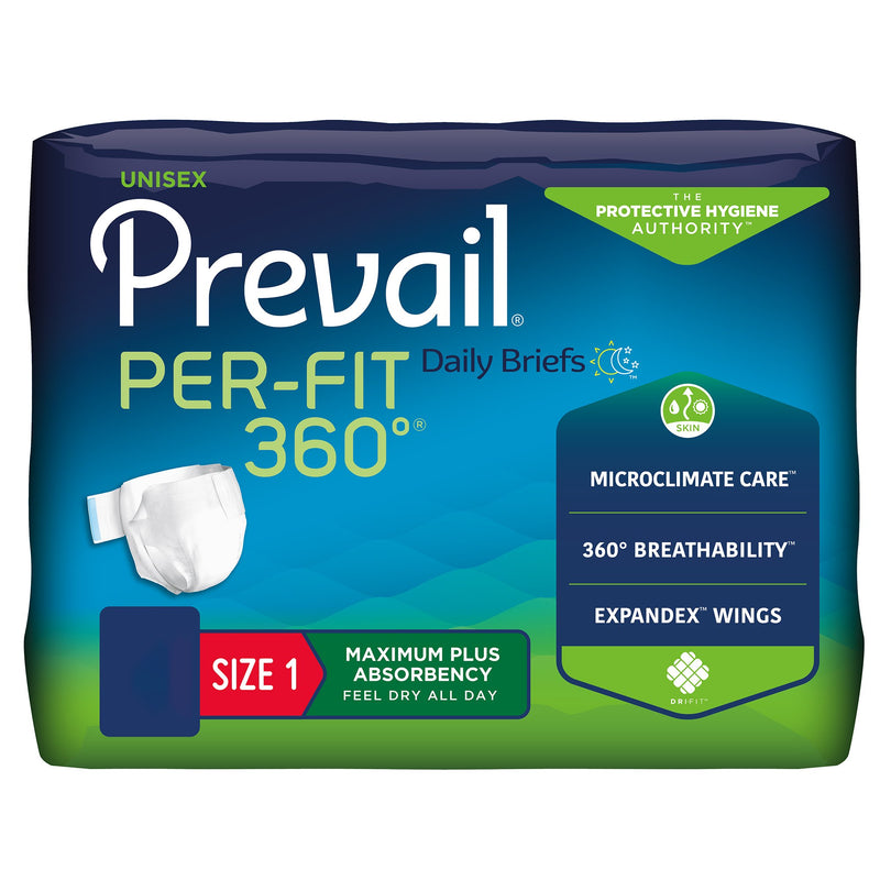 Prevail Per-Fit 360° Disposable Briefs - Maximum Absorbency