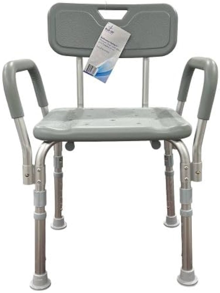 Blue Jay Shower Chair with Padded Arms – Durable and Comfortable