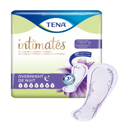 TENA® Intimates™ Overnight  Heavy Absorbency Dry-Fast Core™ One Size Fits Most Adult Disposable