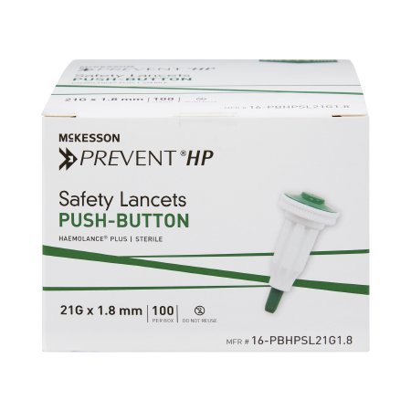 McKesson Prevent Fixed Depth Lancet Needle 1.8 mm