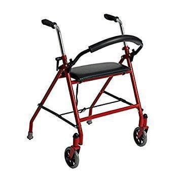 2 Wheel Walker with Seat drive™ 300 lbs. Weight Capacity | Medical Source.