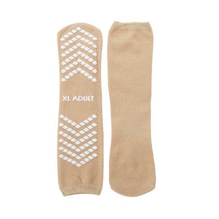 Slipper Socks McKesson X-Large Tan Above the Ankle | Medical Source.
