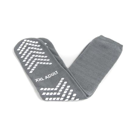 Slipper Socks McKesson 2X-Large Gray Above the Ankle | Medical Source.