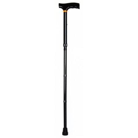 Folding Cane McKesson Aluminum 33 to 37 Inch Height Black | Medical Source.