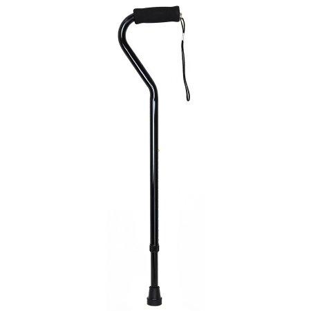 Offset Cane McKesson Aluminum 30 to 39 Inch Height Black | Medical Source.