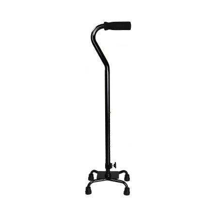 Small Base Quad Cane McKesson Steel 30 to 39 Inch Height Black | Medical Source.