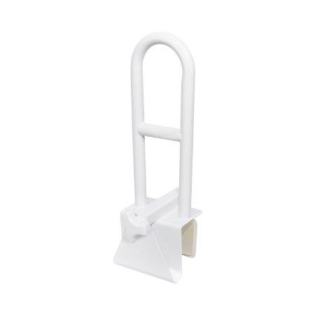 Bathtub Grab Bar McKesson White Steel | Medical Source.
