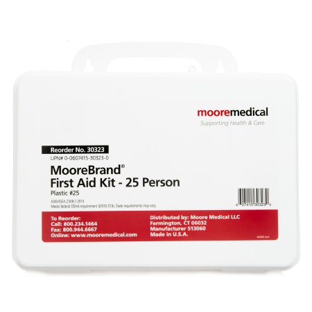 First Aid Kit McKesson 25 Person Plastic Case | Medical Source.