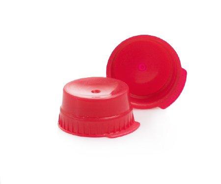 McKesson Tube Closure Polyethylene Snap Cap Red 16 mm For Use with 16 mm Blood Drawing Tubes, Glass Test Tubes, Plastic Culture Tubes NonSterile - 1000/Bag | Medical Source.
