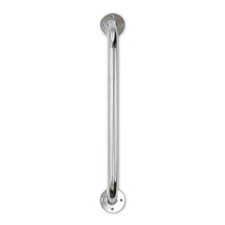 Wall Grab Bar McKesson Chrome Finish Knurled Steel | Medical Source.