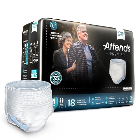Attends® Premier Absorbent Underwear Pull On