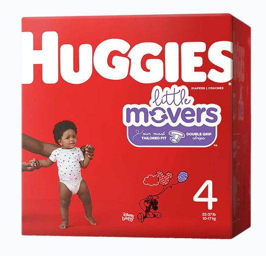 Huggies Little Movers Baby Diaper Moderate Absorbency