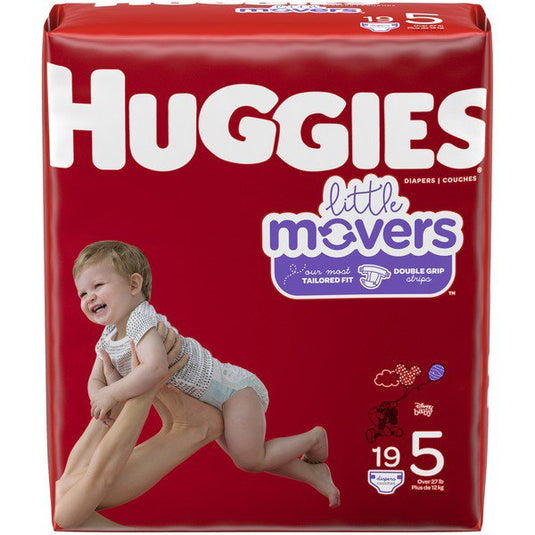 Huggies Little Movers Baby Diaper Moderate Absorbency