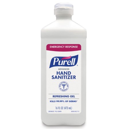 Hand Sanitizer Purell® Advanced 16 oz. Ethyl Alcohol Gel Bottle | Medical Source.