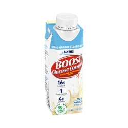 Nestle Boost Glucose Control Balanced Nutritional Drink, Carton, 8 oz., Very Vanilla