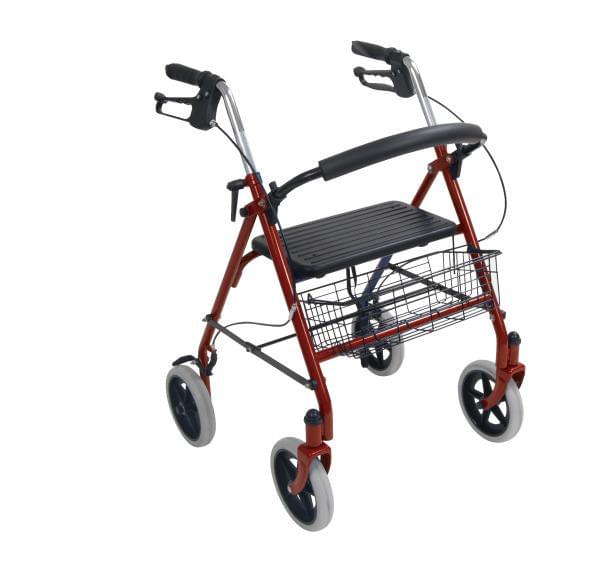 Load image into Gallery viewer, Drive Durable 4 Wheel Rollator with 7.5&quot; Casters | Medical Source.
