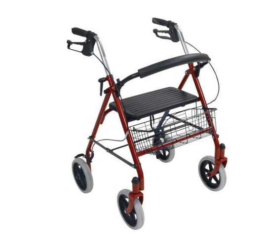 Drive Durable 4 Wheel Rollator with 7.5" Casters | Medical Source.