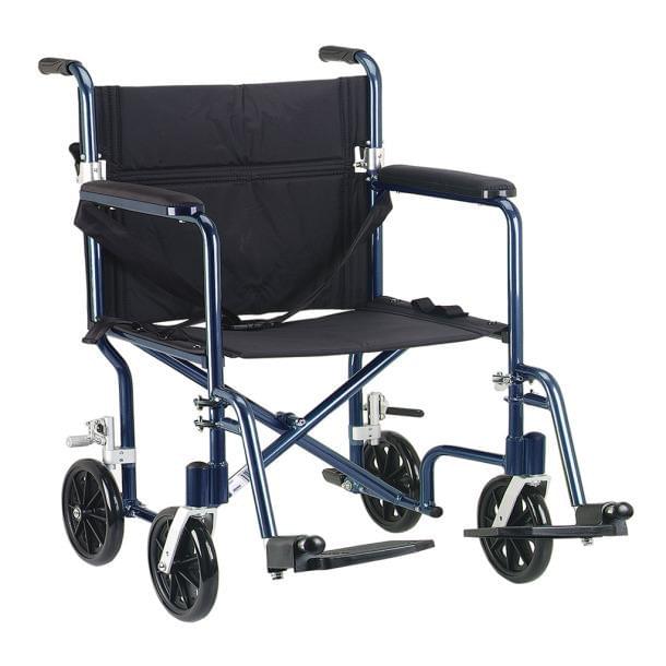 Load image into Gallery viewer, Deluxe Fly-Weight Aluminum Transport Chair | Medical Source.
