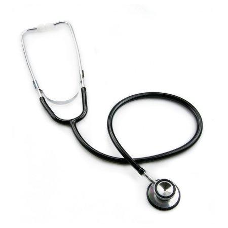 Classic Stethoscope McKesson Black 1-Tube 22 Inch Tube Double-Sided Chestpiece | Medical Source.