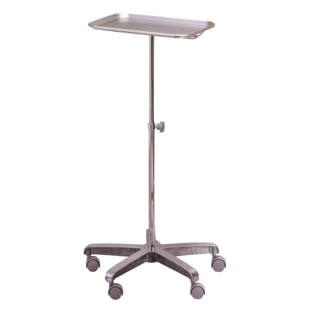 Instrument Stand McKesson Tray Five Leg Base 29.25 - 48.75 Inch 12.62 X 19.25 X 0.75 Inch | Medical Source.
