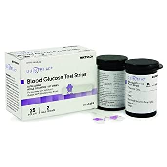 Quintet AC Blood Glucose Test Strips