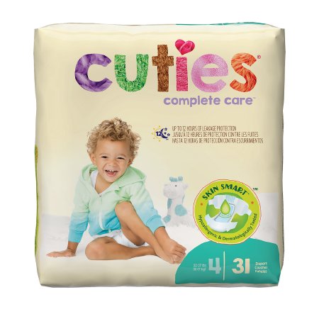 Cuties® Baby Diaper Disposable Heavy Absorbency