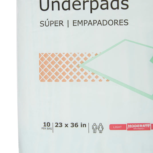 McKesson Super Underpads, Moderate Absorbency