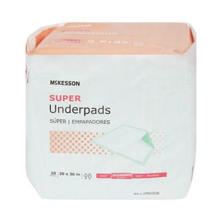 McKesson Super Underpads, Moderate Absorbency