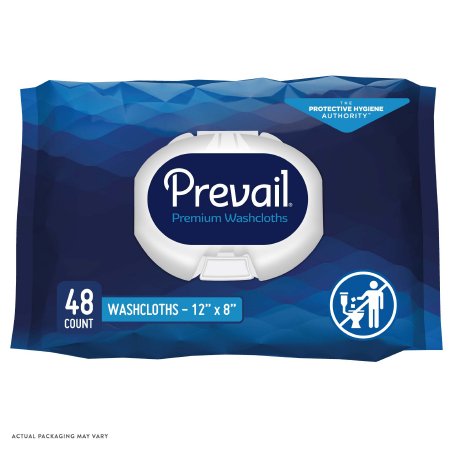 Prevail Adult Premium Wash Wipes - Soft & Gentle, Disposable