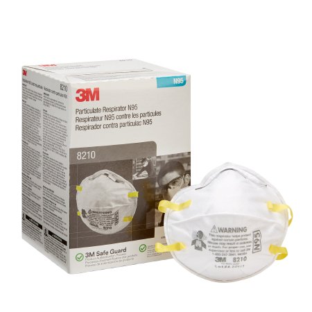 Particulate Respirator Mask 3M™ Industrial N95 Cup Elastic Strap One Size Fits Most White NonSterile Not Rated | Medical Source.