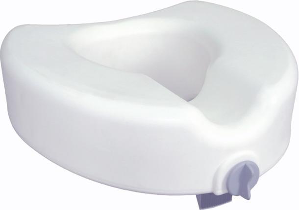 Premium Plastic Raised, Regular/Elongated Toilet Seat, with Lock | Medical Source.