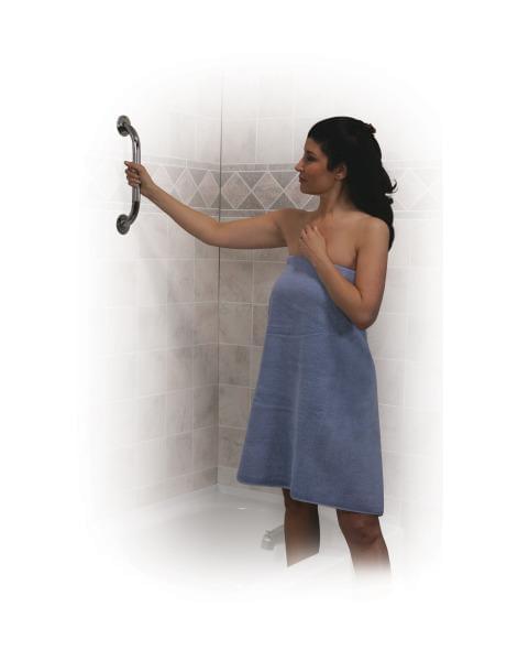 Load image into Gallery viewer, Chrome Knurled Grab Bar | Medical Source.
