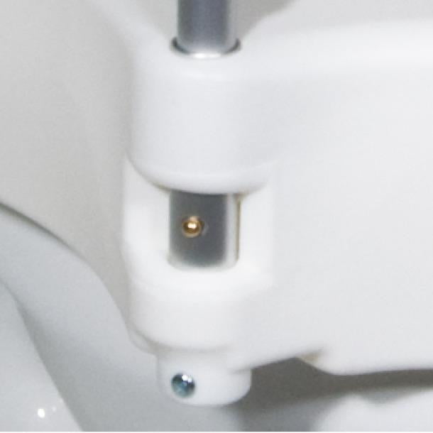 Load image into Gallery viewer, 2-in-1 Locking Raised Toilet Seat with Tool-free Removable Arms | Medical Source.
