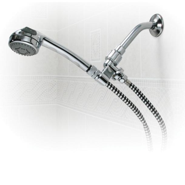 Deluxe Handheld Shower Massager with Three Massaging Options | Medical Source.