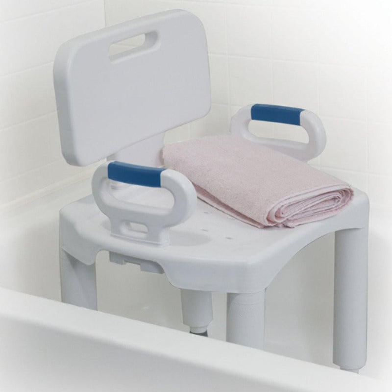 Premium Series Shower Chair with Back and Arms | Medical Source.