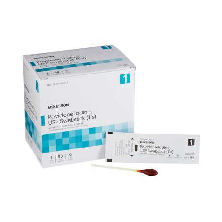 Impregnated Swabstick McKesson 10% Strength Povidone-Iodine Individual Packet Sterile | Medical Source.