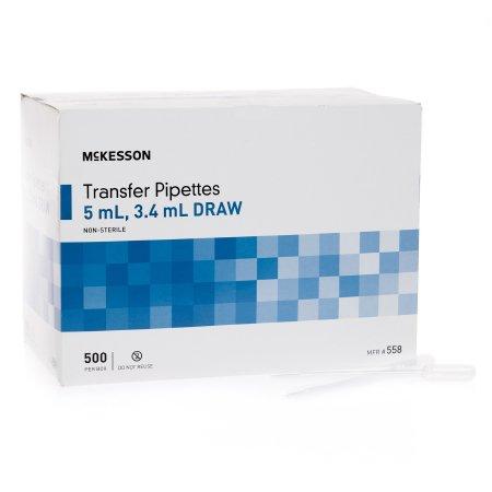 McKesson Transfer Pipette 5 mL NonSterile | Medical Source.