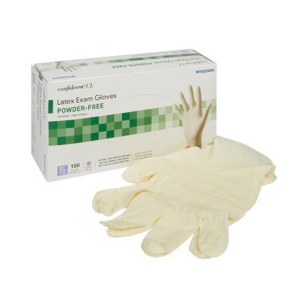 McKesson Confiderm®NonSterile Latex Standard Cuff Exam Glove