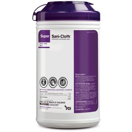 PDI Super Sani-Cloth Germicidal Disposable Wipes